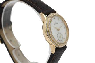Thumbnail von Blancpain Villeret Automatic 18K Gold Mother of Pearl from 1994 Diamond Bezel
