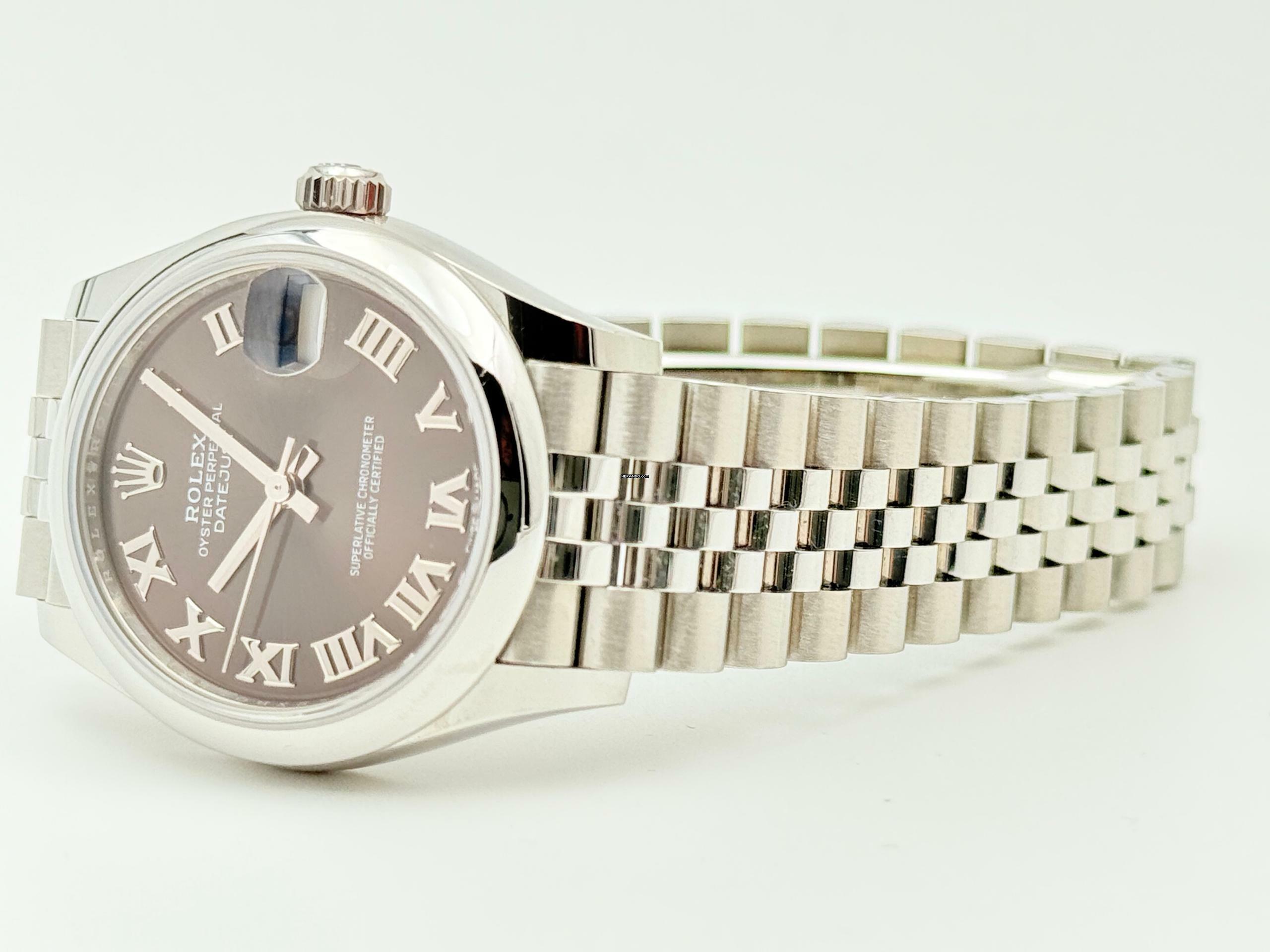 Thumbnail von Rolex Datejust 31 Choco Dial top conditions Full Set 2023 Austria