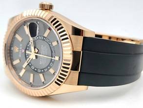 Thumbnail von Rolex Sky-Dweller 18 Kt. Rose gold like new 99,9% rhodium grey dial Full Set 2023