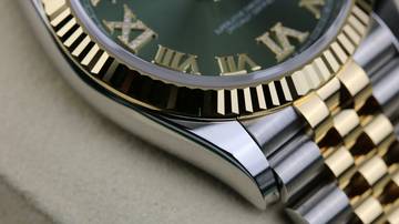 Thumbnail von Rolex Datejust 36 Steel Gold - VIIX Green - New - Fullset - 2025