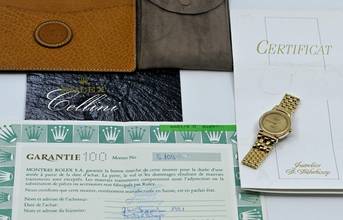 Thumbnail von Rolex Cellini 6621 | orig. gold bracelet | CC100 Certificate | yellow gold