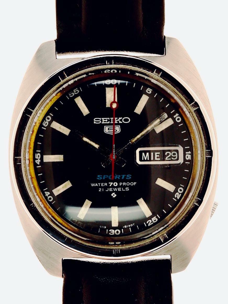  Seiko 5 Sports Stainless Steel 1960s 