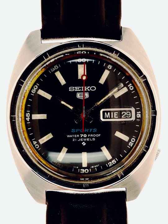  Seiko 5 Sports Stainless Steel 1960s 