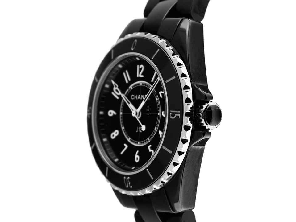  Chanel J12 Keramik Black Ref.H5695 2025 Full Set Ungetragen 