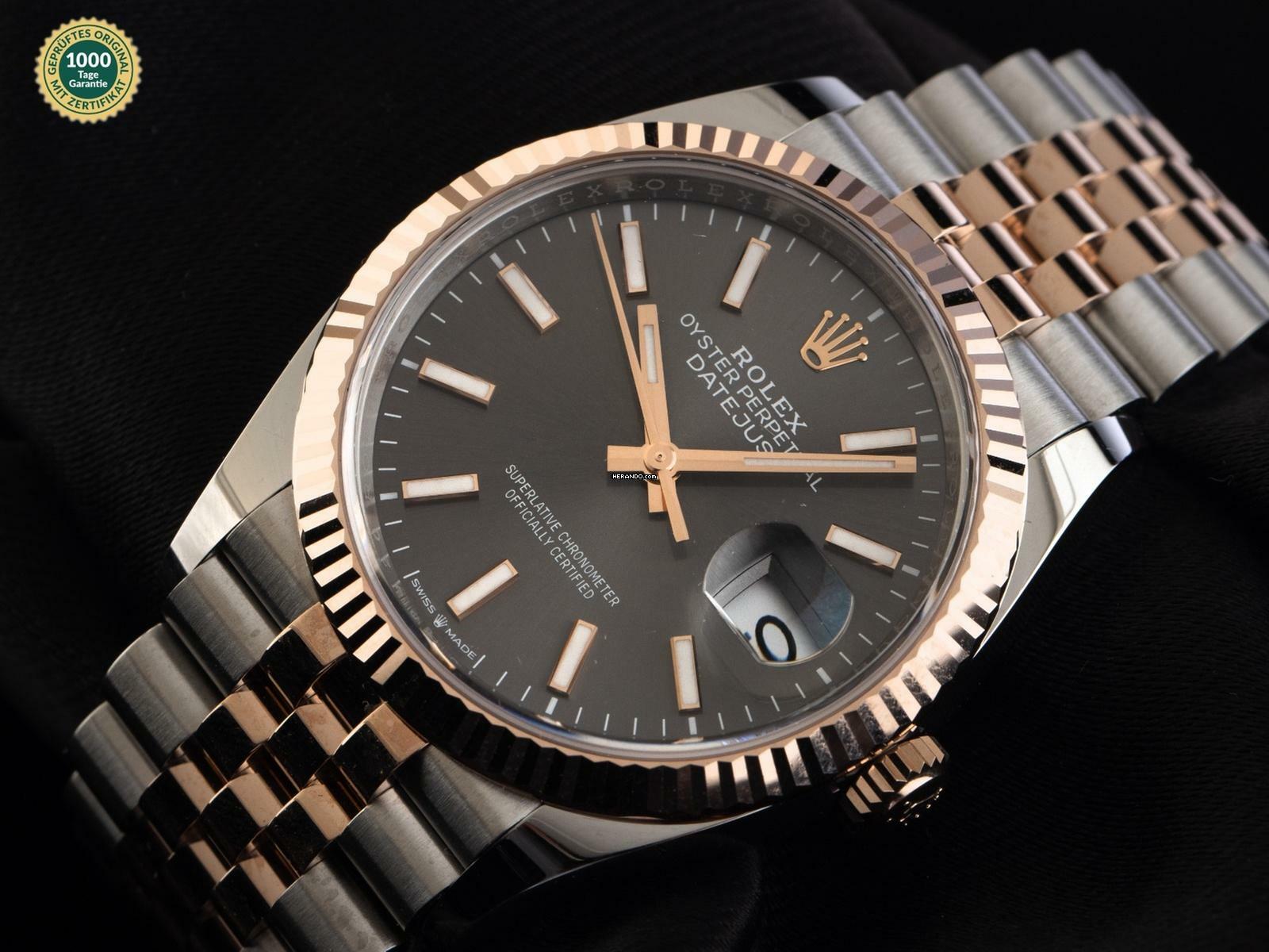  Rolex Datejust 36 Ref.126231 2020 Full Set wie Neu 