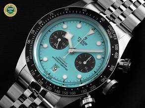 Thumbnail von Tudor Black Bay Chrono Flamingo Blue Ref.M79360N-0024 2025 Full Set Ungetragen