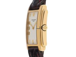 Thumbnail von Patek Philippe Gondolo Ref.4824 1999 Box&Archivauszug sehr gut Vintage