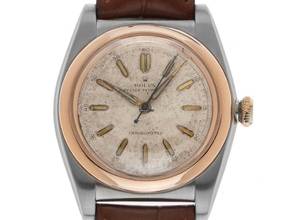 Thumbnail von Rolex Oyster Perpetual Bubble Back Ref.3133 1944 Box&Beschreibung sehr gut Vintage