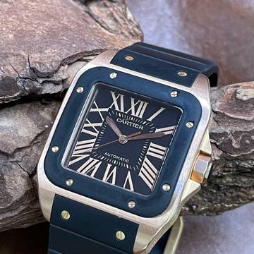  Cartier Santos 100 Santos 100 Roségold - FULLSET 2012 - Ref. 2792 