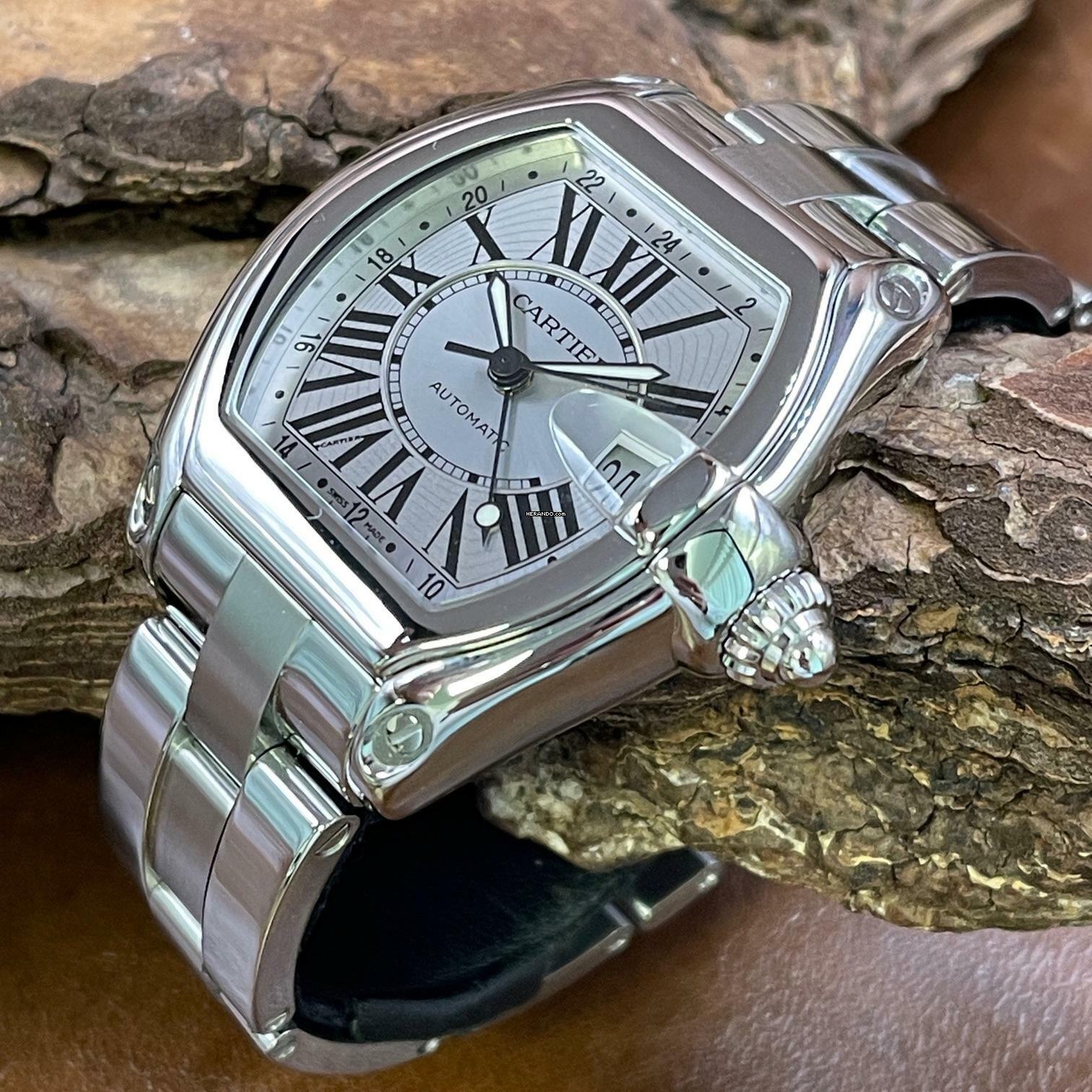 Cartier Roadster Roadster XL GMT - FULLSET - Ref. 2722