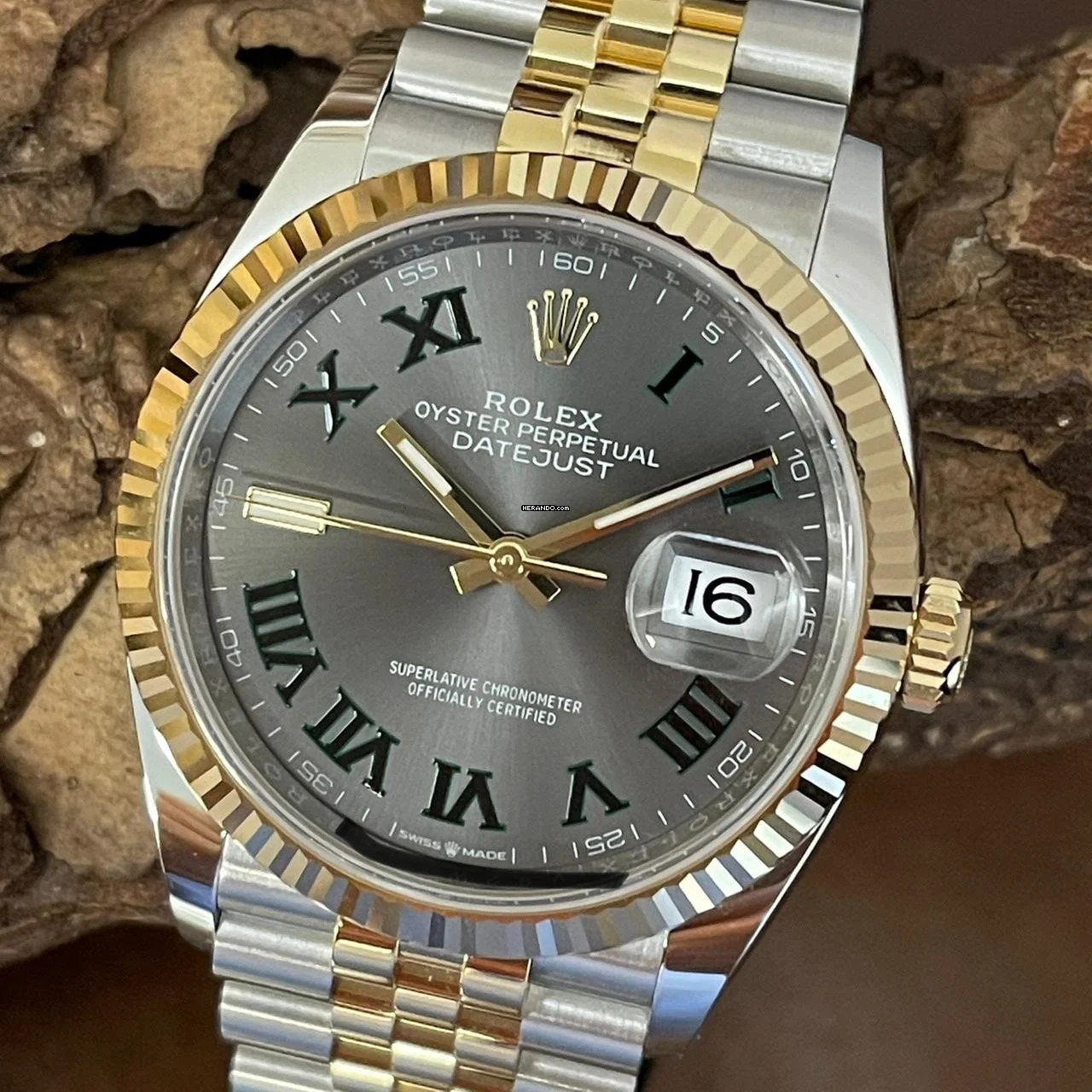 Rolex Datejust 36 Datejust Wimbledon - UNGETRAGEN - FULLSET 2025 - Ref. 126233 - teilverklebt