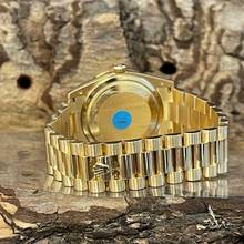 Thumbnail von Rolex Day-Date 36 Day-Date 36mm - 750er Gelbgold - Diamant - FULLSET 2015 LC100 - Ref. 118338 Aftermarket Iced out Bezel