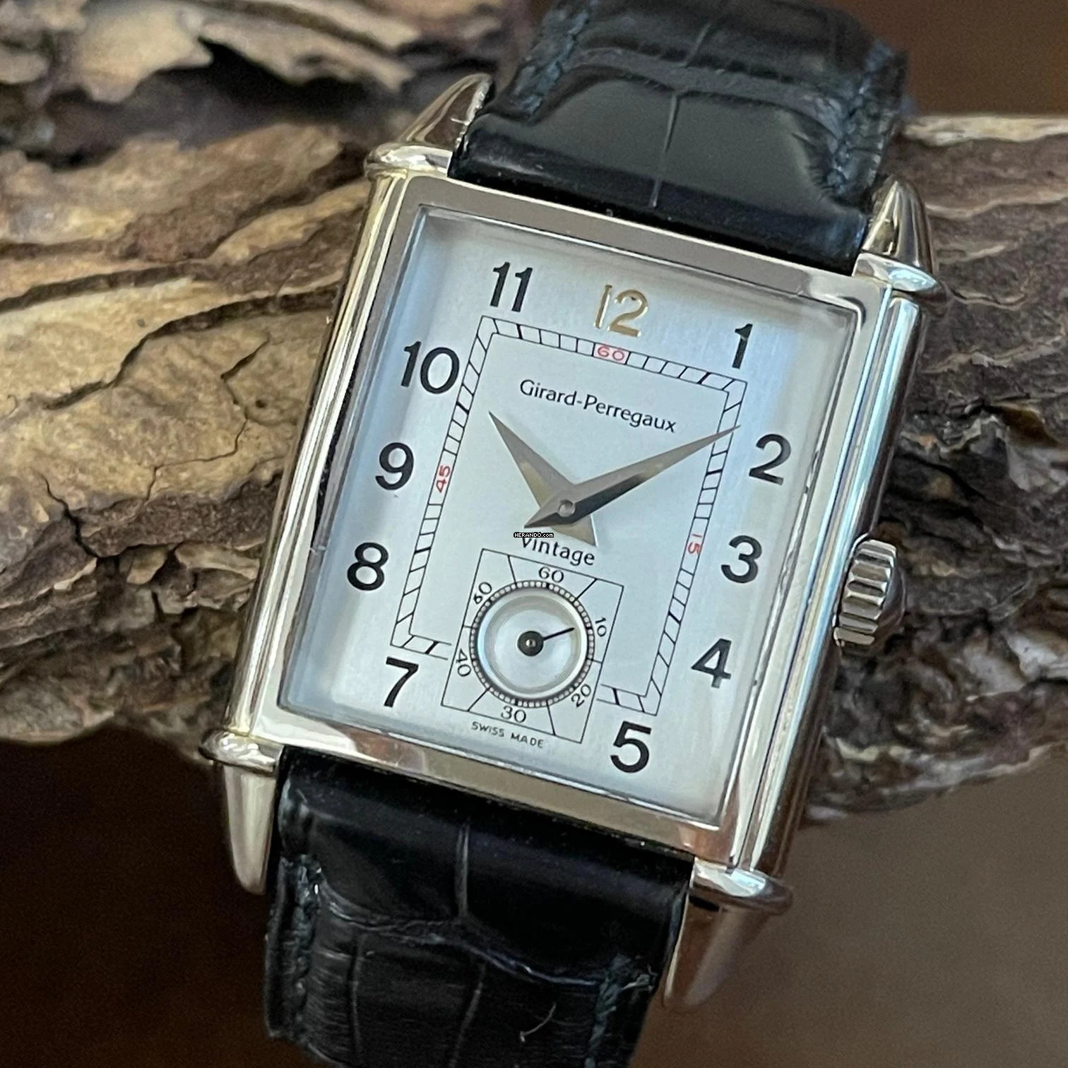  Girard Perregaux Vintage 1945 Vintage 1945 - 18Kt Weißgold - Ref. 2595 ca. 58g 