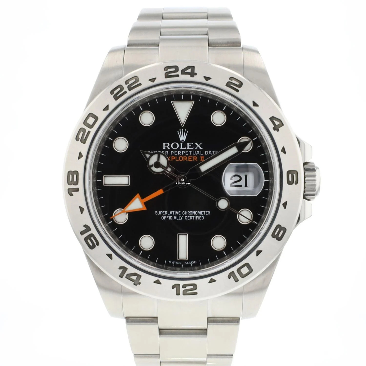  Rolex Explorer II Black Dial 