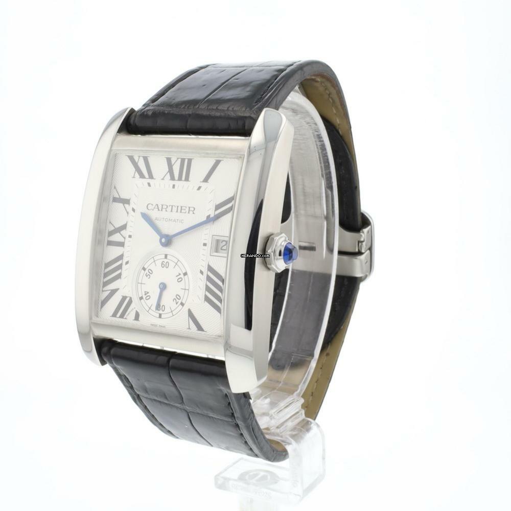 Cartier Tank MC Steel Automatic Silver Dial