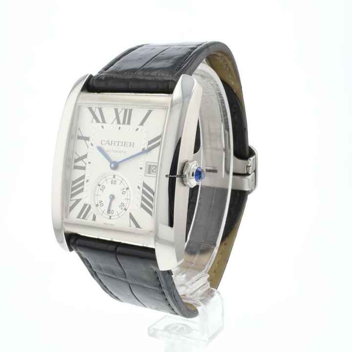 Cartier Tank MC Steel Automatic Silver Dial 