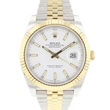 Thumbnail von Rolex Datejust 41 Steel/Gold Jubilee Fluted White Dial Service '25