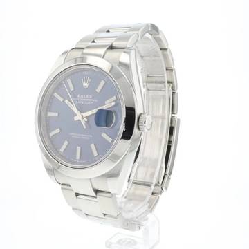  Rolex Datejust 41 Oyster Blue Dial 