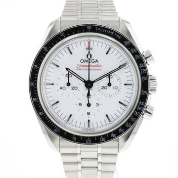  Omega Speedmaster Professional Moonwatch White Dial 