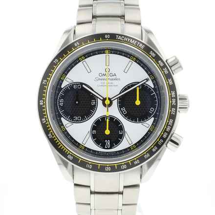  Omega Speedmaster Racing Steel White Dial 