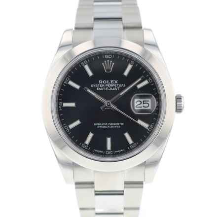  Rolex Datejust 41 Oyster Black Dial 