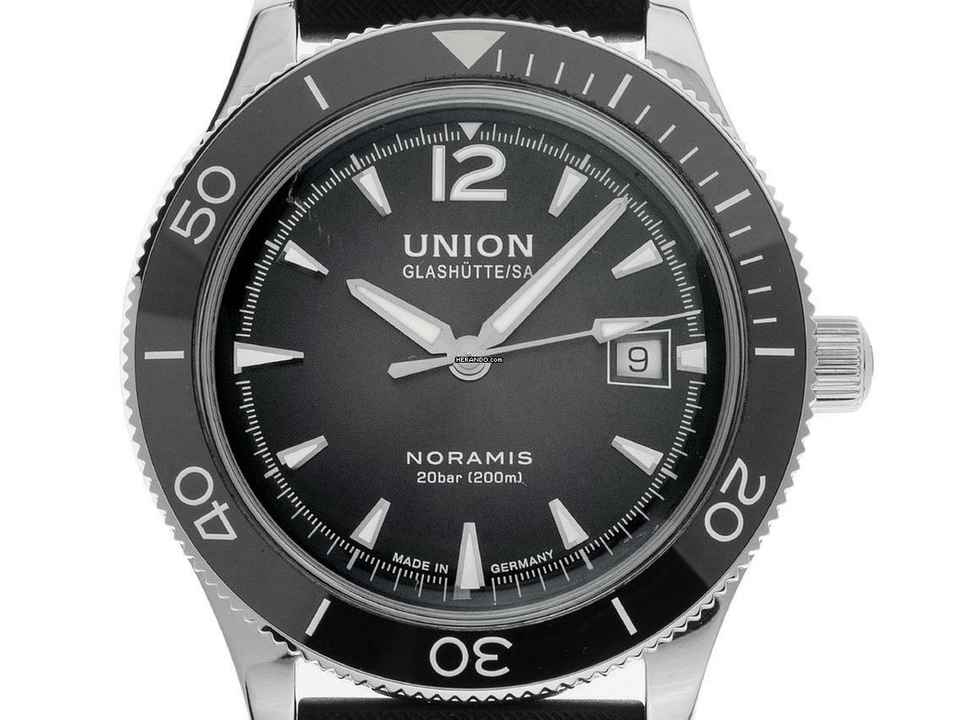  Union Glashütte Noramis Datum Sport Ref.D012.907.A 2024 Full Set wie Neu 
