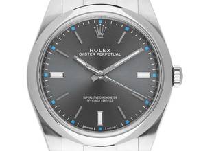 Thumbnail von Rolex Oyster Perpetual 39 Ref.114300 2016 LC 100 Full Set wie Neu Vintage