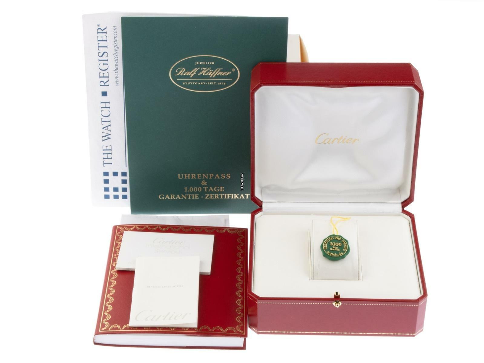 Cartier Tank Française GM Großes Modell Ref.2303 2002 Full Set wie Neu Vintage