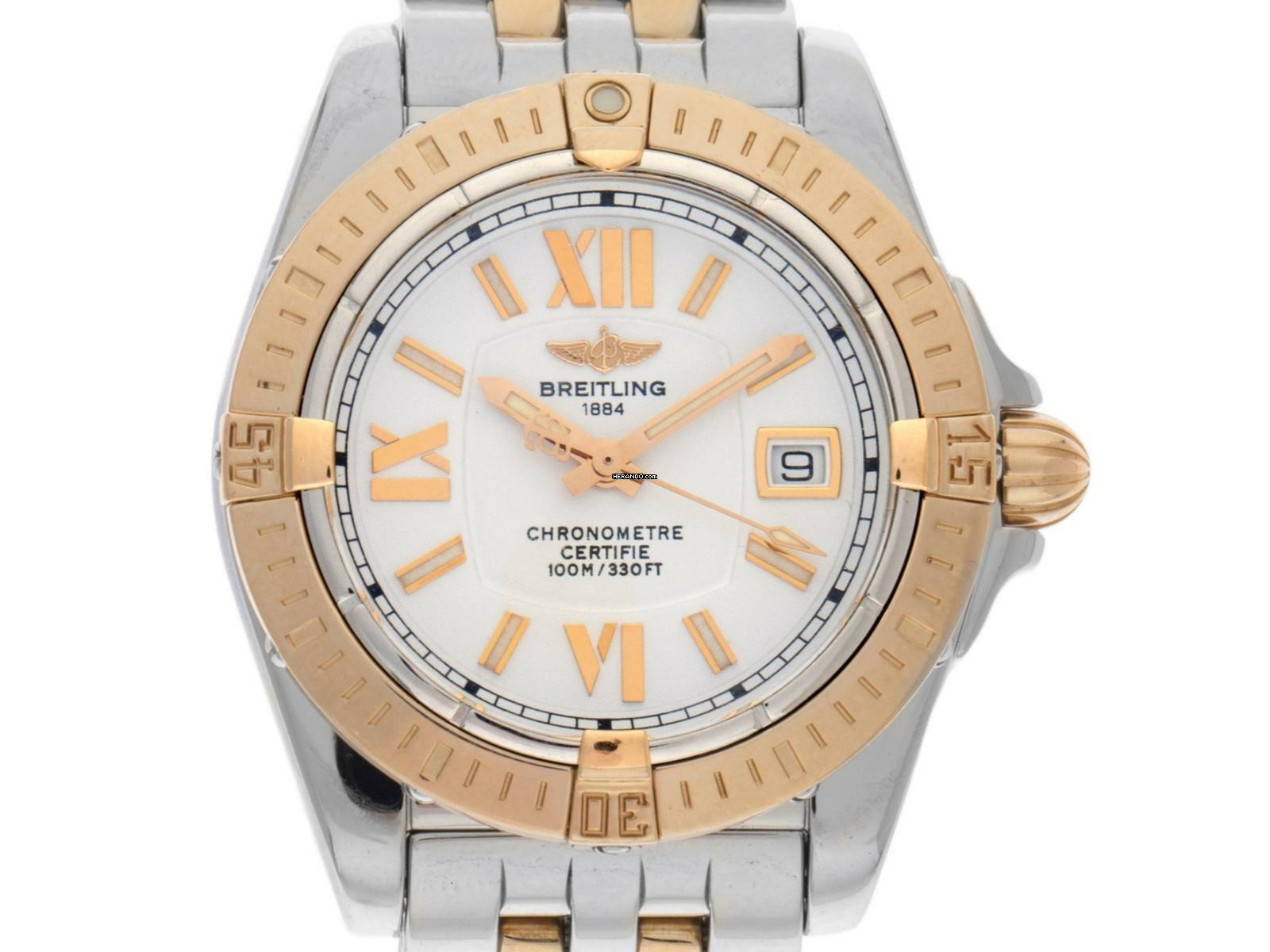 Breitling Cockpit Lady Ref.C71356 2005 Box&Beschreibung sehr gut Vintage