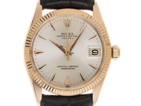  Rolex Oyster Perpetual Date Ref.6627 1962 Box&Beschreibung sehr gut Vintage 