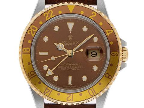  Rolex GMT-Master II Tiger Eye Ref.16713 2005 Box&Beschreibung wie Neu Vintage 