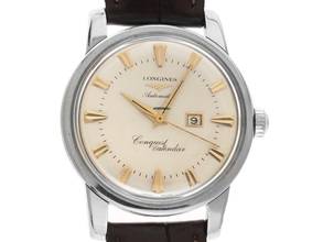 Thumbnail von Longines Conquest Calender Reduced Ref.9004-1 1953 original Box sehr gut Vintage