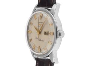 Thumbnail von Longines Conquest Calender Reduced Ref.9004-1 1953 original Box sehr gut Vintage