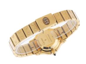 Thumbnail von Cartier Santos Octagon PM kleines Modell Ref.0906 1980 original Box sehr gut Vintage