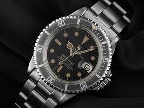 Thumbnail von Rolex Submariner Date MK1 Matte Dial flat 4 Ref.1680 1977 Full Set sehr gut Vintage