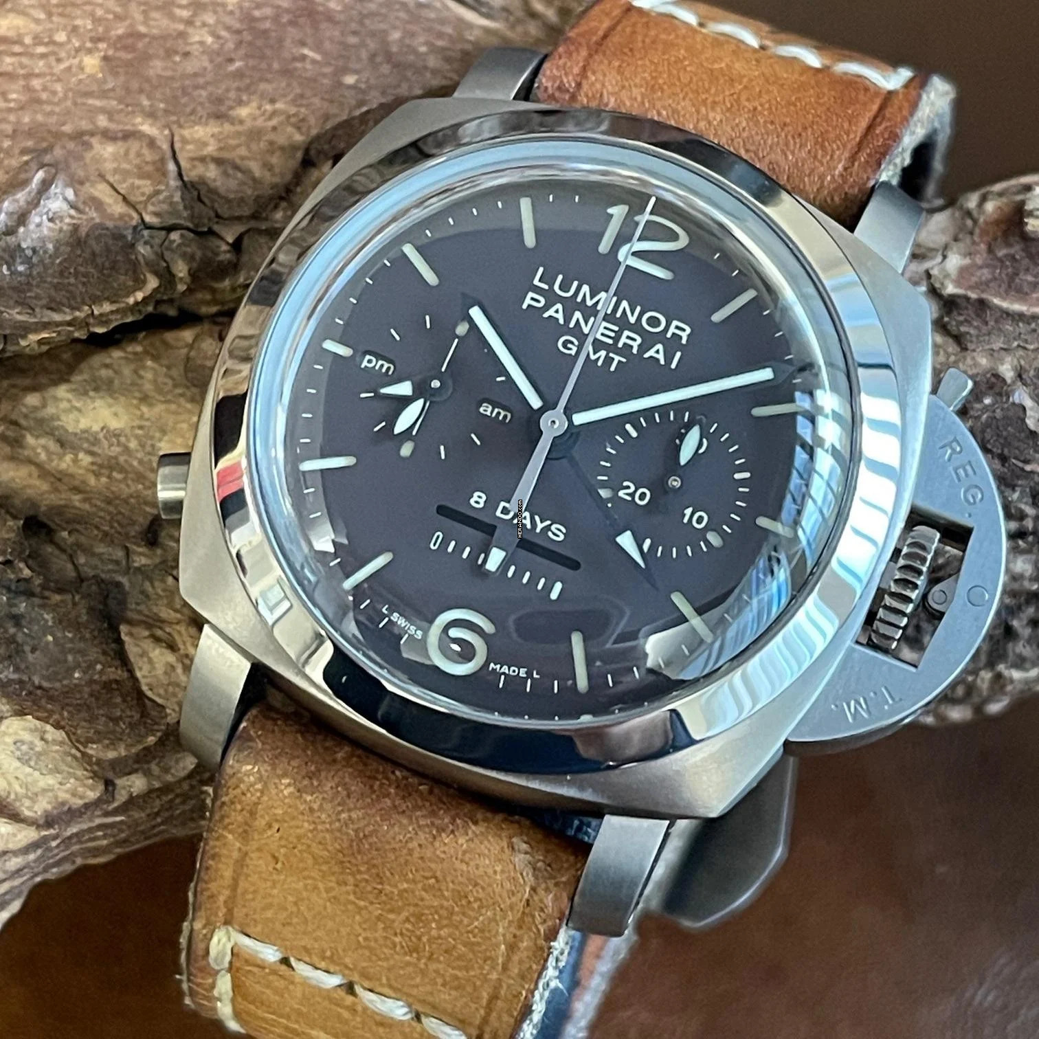 Panerai Luminor 1950 8 Days Chrono Monopulsante GMT Luminor Chrono 8 Days Monopulsante GMT - PAM00311 - FULLSET 2012 - Ref. OP6741