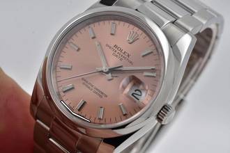 Thumbnail von Rolex Oyster Perpetual Lady Date 115200 Salmon Rose Rosa Dial 34mm Lady Date