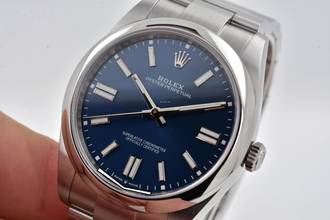 Thumbnail von Rolex Oyster Perpetual 41 Automatik 124300 Blue Dial Blau