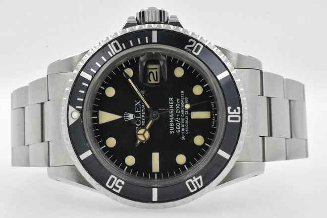  Rolex Submariner Date Vintage 1680 Matte Mk II Dial 5.3Mio SN 