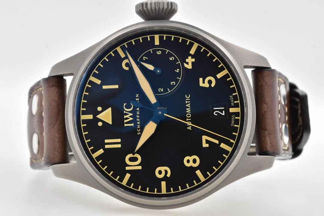  IWC Große Fliegeruhr Big Pilot 7 days Heritage Titanium IW501004 