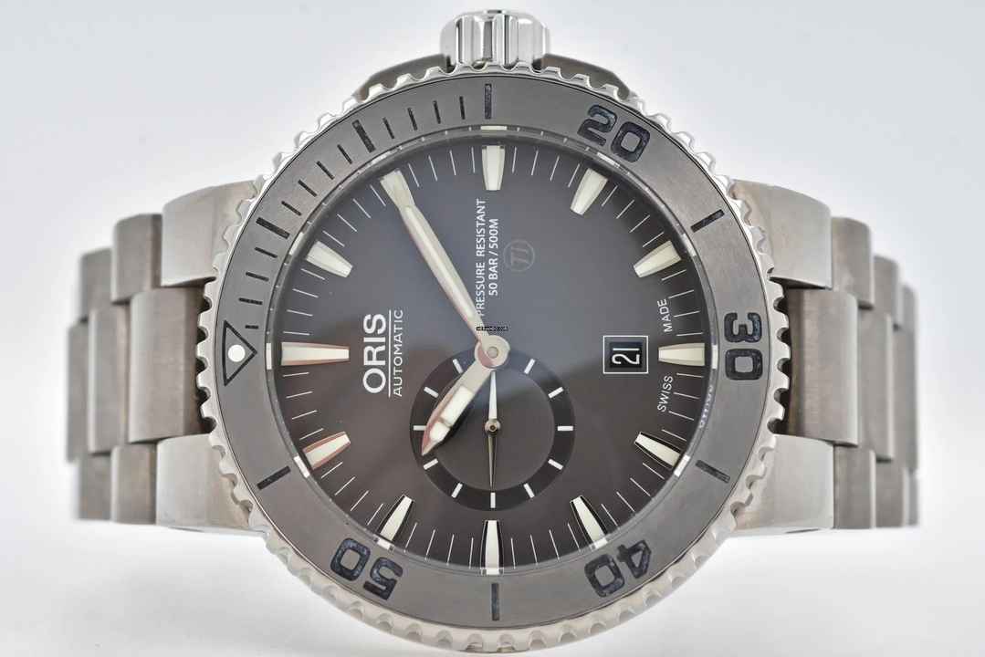  Oris Aquis Titan Small Date Titanium 01 743 7664 7253 