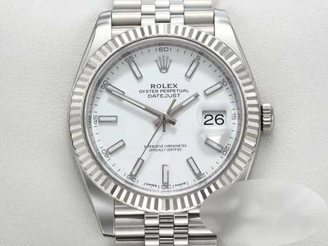  Rolex Datejust 41 126334 Edelstahl Weissgold 750 Automatik Stahl Gold Stainless Steel 18kt White Gold Jubilé-band Chronometer Oyster 