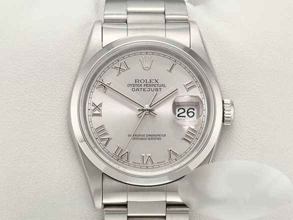  Rolex Datejust 36 36mm 16200 2004 Edelstahl Automatik Herren Damen Stahl Stainless Steel Oyster-band Chronometer 