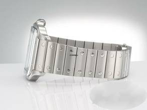 Thumbnail von Cartier Santos Grosses Modell Edelstahl Wssa0018 2020 Automatik Stahl Steel