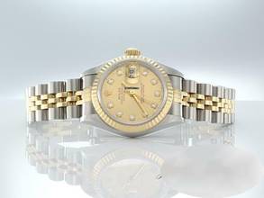 Thumbnail von Rolex Lady-Datejust Edelstahl Gelbgold 750 Diamanten Automatik Stainless Steel 18kt Yellow Gold Stahl Jubilé-band Chronometer Oyster