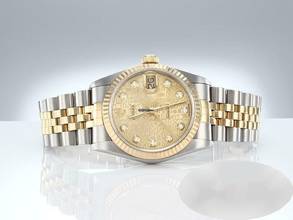 Thumbnail von Rolex Datejust 31 Medium Stahl Gelbgold 750 Diamanten Automatik 18kt Yellow Gold Stahl Stainless Steel Jubilé-band Chronometer Oyster