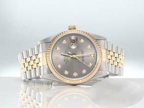 Thumbnail von Rolex Datejust 36 36mm 16233 2001/02 Stahl Gelbgold 750 Diamanten Automatik