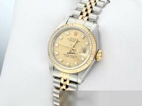Thumbnail von Rolex Lady-Datejust Edelstahl Gelbgold 750 Diamanten Automatik Gold Stahl Stainless Steel 18kt Yellow Gold Jubilé-band Chronometer Oyster