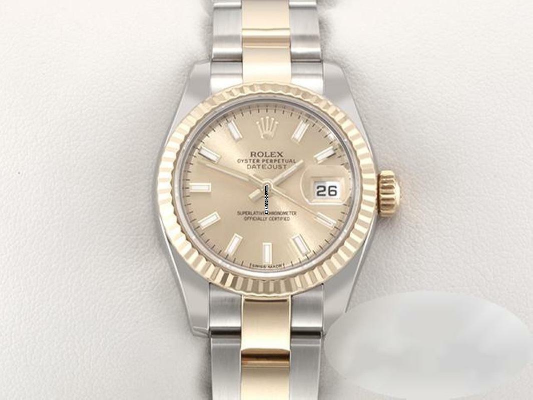  Rolex Lady-Datejust 179173 Stahl Gelbgold 750 Automatik Gold Damenuhr Stainless Steel 18kt Yellow Gold Oyster-band Chronometer 