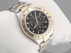 Thumbnail von Rolex Daytona 116523 Stahl Gelbgold 750 2008 Rehaut Chronograph Automatik Stainless Steel 18kt Yellow Gold Oyster-band Chronometer Black Dial